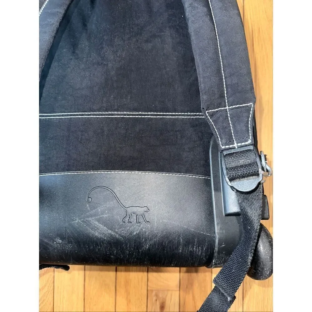 Kipling Wheeled Rolling Backpack Carry On Luggage Black